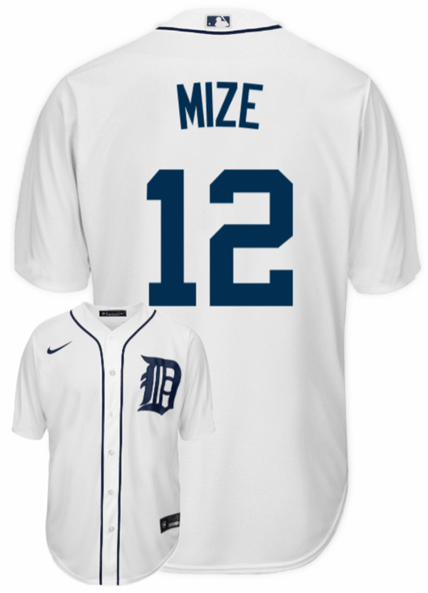 Casey Mize Youth Jersey - Detroit Tigers Replica Kids Home Jersey