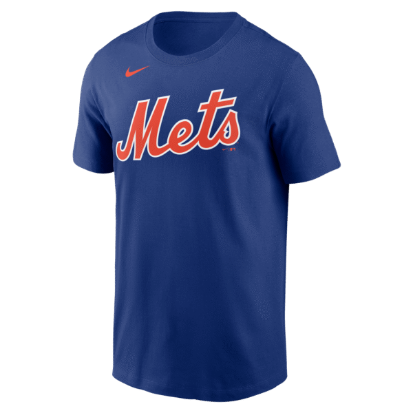 Francisco Lindor T-Shirt - Royal Blue NY Mets Adult T-Shirt - Image 3