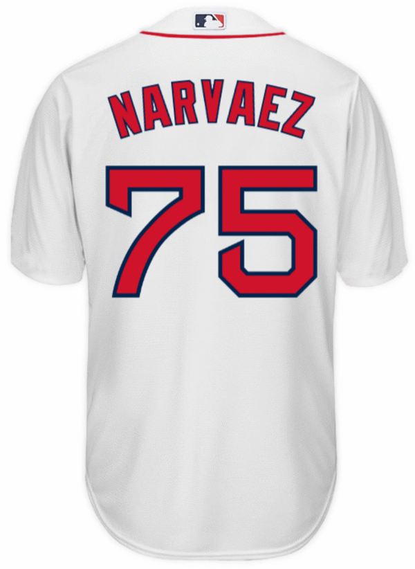 Carlos Narvaez Youth Jersey - Boston Red Sox Replica Kids Home Jersey - Image 2