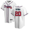 Marcell Ozuna Youth Jersey - Atlanta Braves Replica Kids Home Jersey
