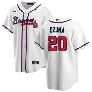 Marcell Ozuna Youth Jersey - Atlanta Braves Replica Kids Home Jersey