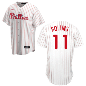 Jimmy Rollins Philadelphia Phillies Replica Youth Home Jersey
