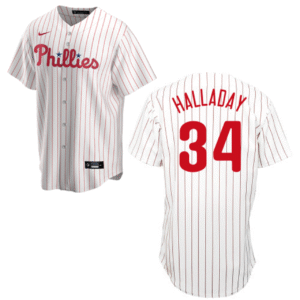 Roy Halladay Philadelphia Phillies Replica Adult Home Jersey