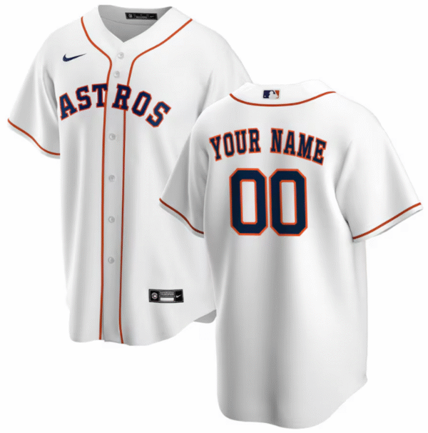 Houston Astros Replica Personalized Home Jersey
