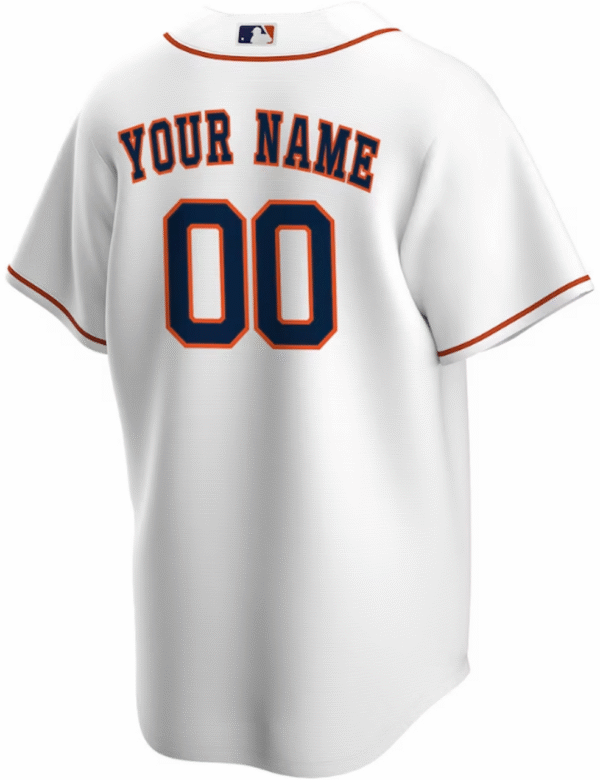 Houston Astros Replica Personalized Home Jersey - Image 2