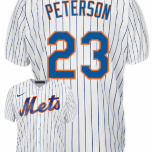 David Peterson Youth Jersey - NY Mets Replica Kids Home Jersey