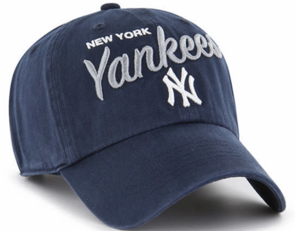 NY Yankees Clean Up Adjustable Cap - Navy Phoebe Ladies Dad Hat