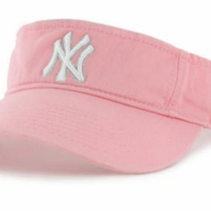 NY Yankees Pink Adjustable Visor