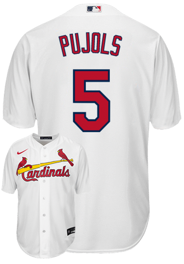 Albert Pujols Youth Jersey - St Louis Cardinals Replica Kids Home Jersey