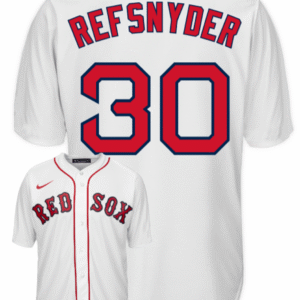 Rob Refsnyder Youth Jersey - Boston Red Sox Replica Kids Home Jersey