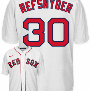 Rob Refsnyder Jersey - Boston Red Sox Replica Adult Home Jersey