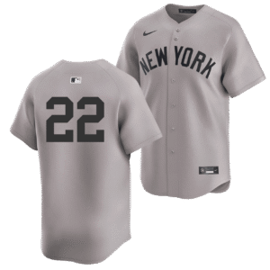 Ben Rice Youth No Name Road Jersey - Number Only Limited Kids Away Jersey