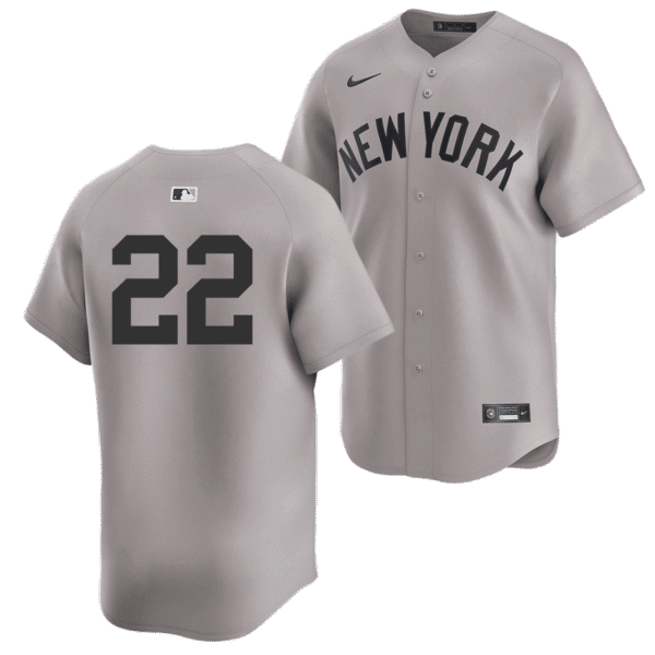 Ben Rice Youth No Name Road Jersey - Number Only Limited Kids Away Jersey