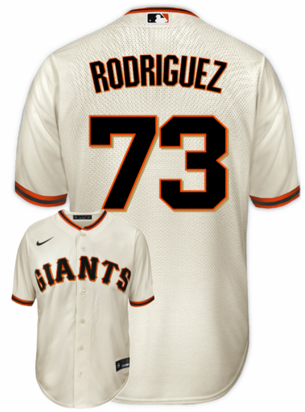 Randy Rodriguez Youth Jersey - San Francisco Giants Replica Kids Home Jersey