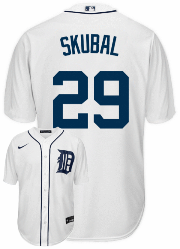 Tarik Skubal Jersey - Detroit Tigers Replica Adult Home Jersey