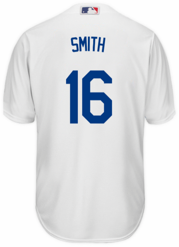 Will Smith Jersey - LA Dodgers Replica Adult Home Jersey - Image 2