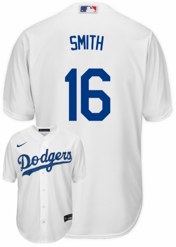 Will Smith Youth Jersey - LA Dodgers Replica Kids Home Jersey