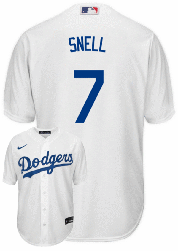 Blake Snell Jersey - LA Dodgers Replica Adult Home Jersey