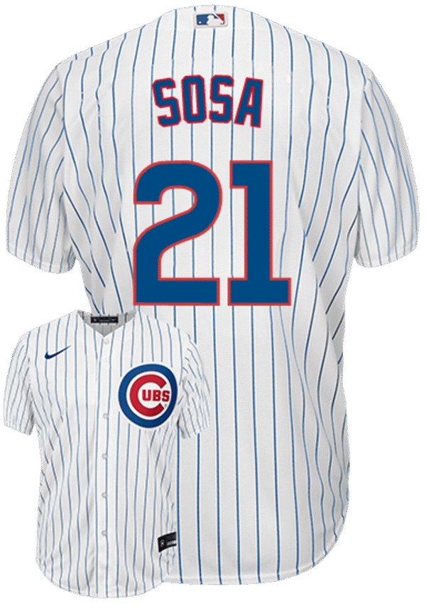 Sammy Sosa Youth Jersey - Chicago Cubs Replica Kids Home Jersey