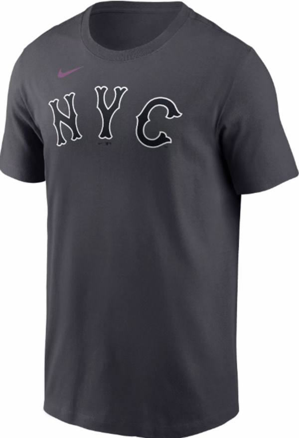 Juan Soto Youth City Connect T-Shirt - Charcoal NY Mets Kids T-Shirt - Image 3