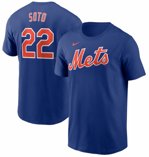 Juan Soto Youth T-Shirt - Blue NY Mets Kids Fuse T-Shirt