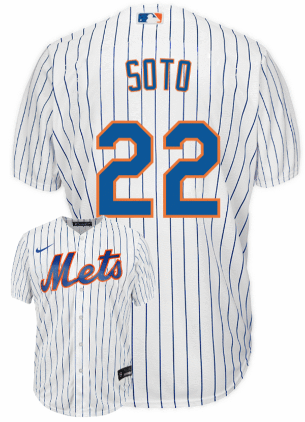 Juan Soto Jersey - NY Mets Replica Adult Home Jersey