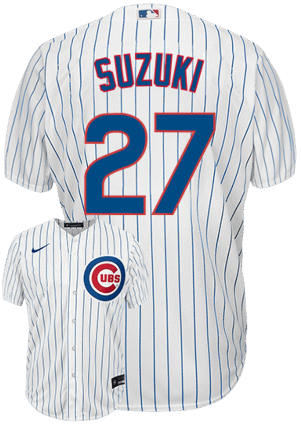 Seiya Suzuki Jersey - Chicago Cubs Replica Adult Home Jersey