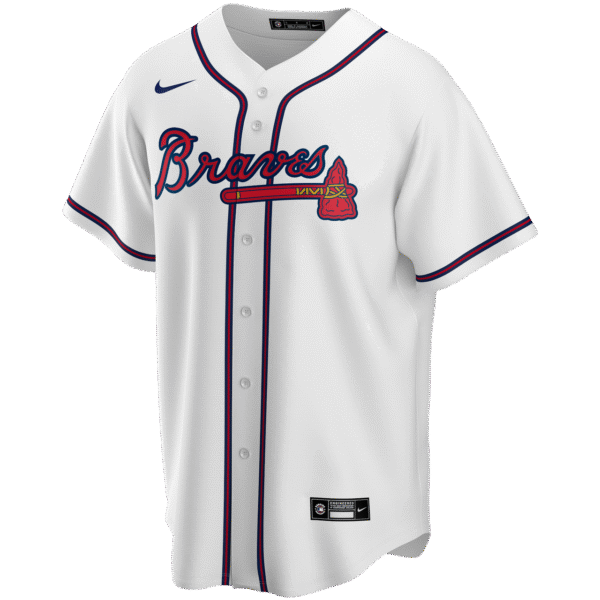 Jackie Robinson Day 42 Youth Jersey - Atlanta Braves Replica Kids Home Jersey - Image 2