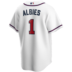 Ozzie Albies Jersey - Atlanta Braves Replica Adult Home Jersey