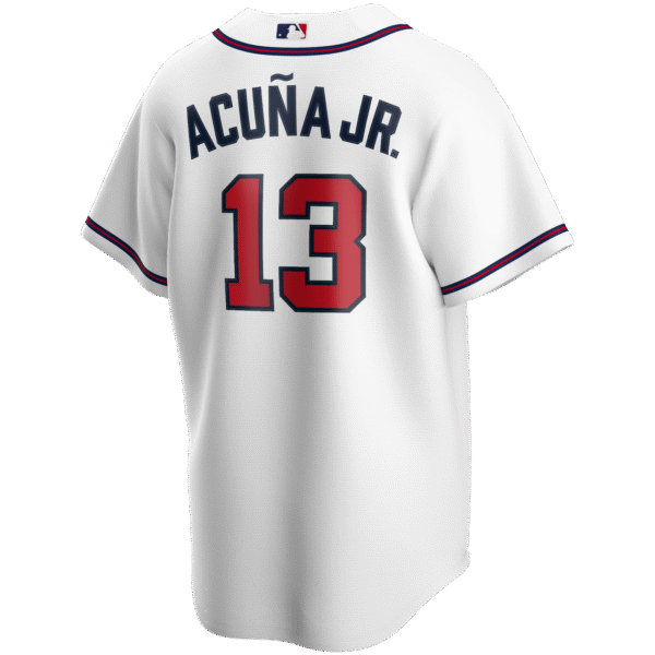 Ronald Acuna Jr. Jersey - Atlanta Braves Replica Adult Home Jersey