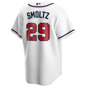 John Smoltz Youth Jersey - Atlanta Braves Replica Kids Home Jersey