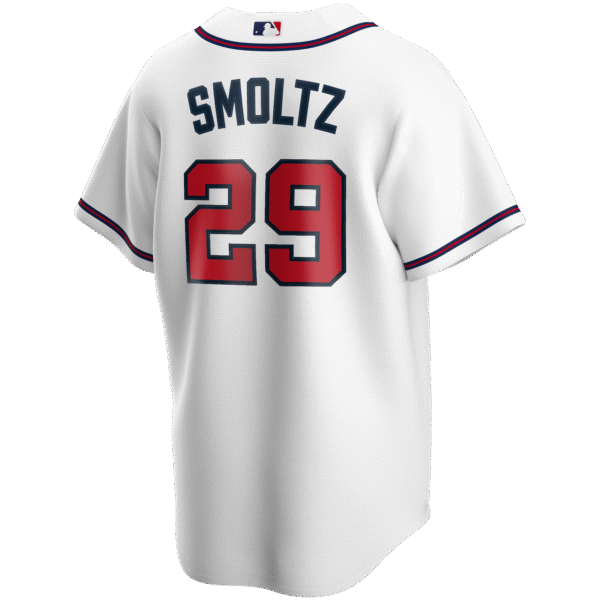 John Smoltz Youth Jersey - Atlanta Braves Replica Kids Home Jersey