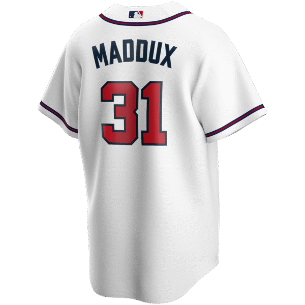 Greg Maddux Youth Jersey - Atlanta Braves Replica Kids Home Jersey