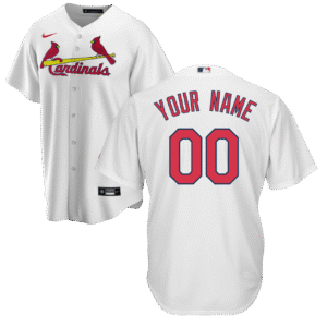 St Louis Cardinals Replica Personalized Home Jersey
