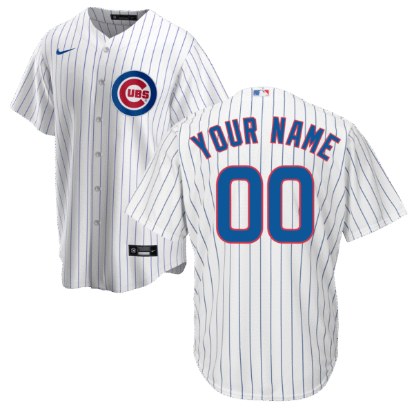 Chicago Cubs Replica Personalized Home Jersey