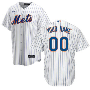 NY Mets Replica Personalized Youth Home Jersey