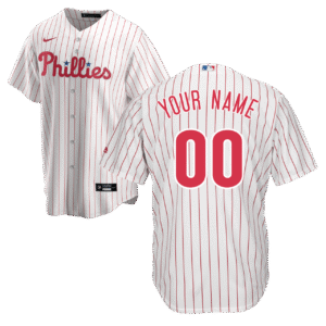 Philadelphia Phillies Replica Personalized Youth Home Jersey