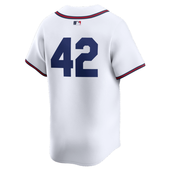 Jackie Robinson Day 42 Jersey - Atlanta Braves Replica Adult Home Jersey - Image 2