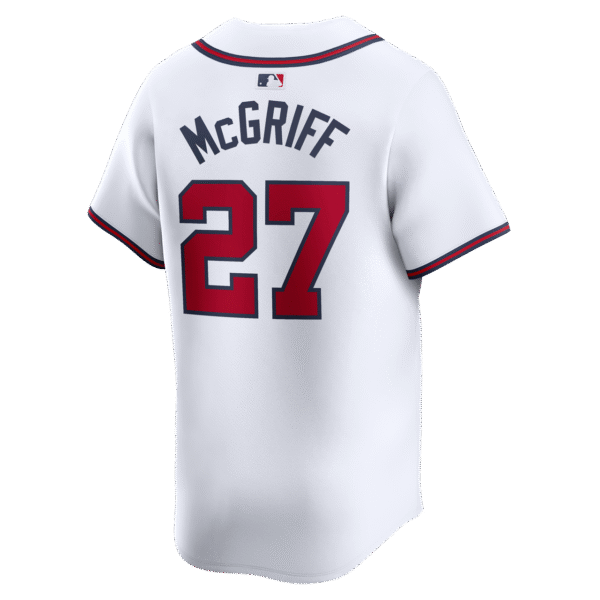 Fred McGriff Youth Jersey - Atlanta Braves Replica Kids Home Jersey - Image 2