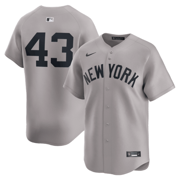 Jonathan Loaisiga No Name Road Jersey - NY Yankees Number Only Limited Adult Road Jersey