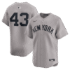 Jonathan Loaisiga Youth No Name Road Jersey - Number Only Limited Kids Away Jersey