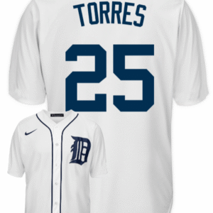 Gleyber Torres Youth Jersey - Detroit Tigers Replica Kids Home Jersey