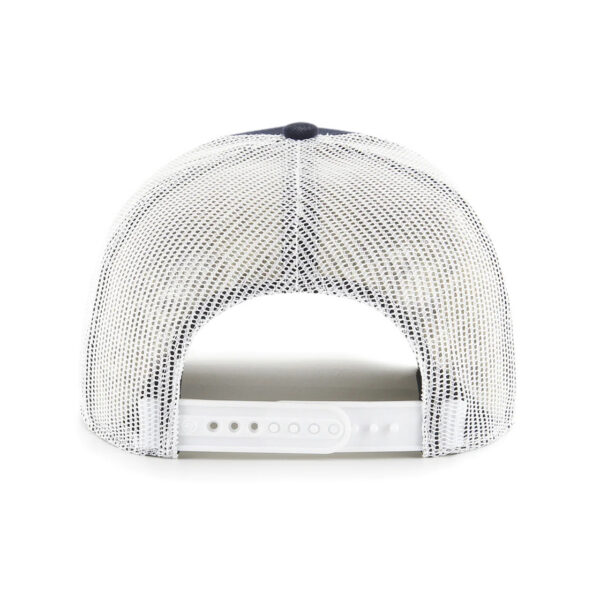 NY Yankees Mesh Flagship Cap - Navy Trucker Hat - Image 2