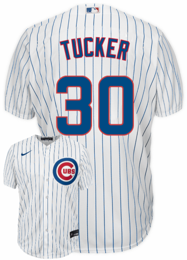 Kyle Tucker Jersey - Chicago Cubs Replica Adult Home Jersey