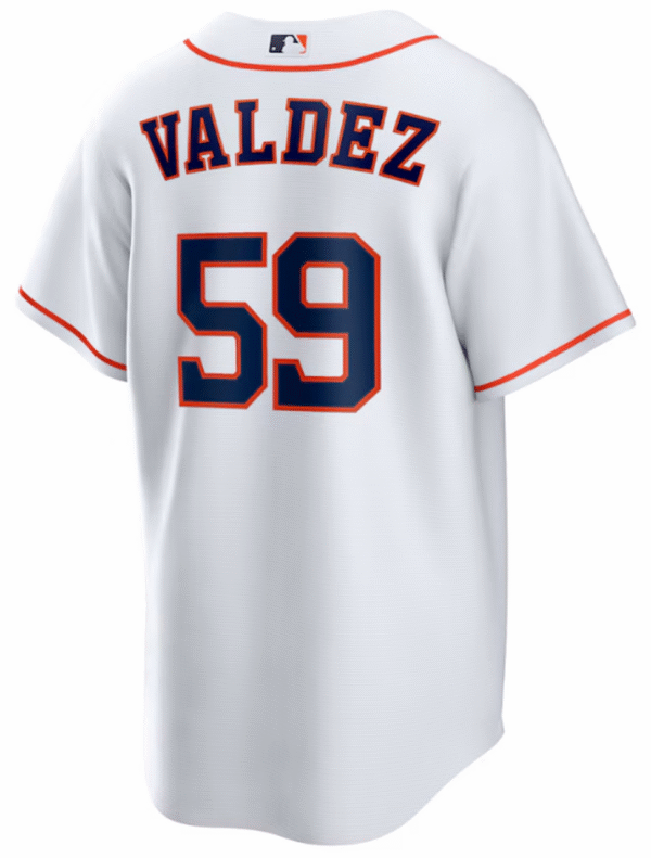 Framber Valdez Jersey - Houston Astros Replica Adult Home Jersey - Image 2
