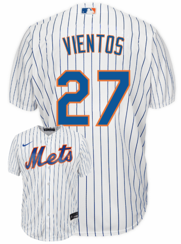 Mark Vientos Youth Jersey - NY Mets Replica Kids Home Jersey