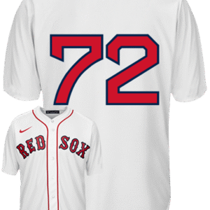 Garrett Whitlock No Name Jersey - Boston Red Sox Replica Number Only Adult Home Jersey