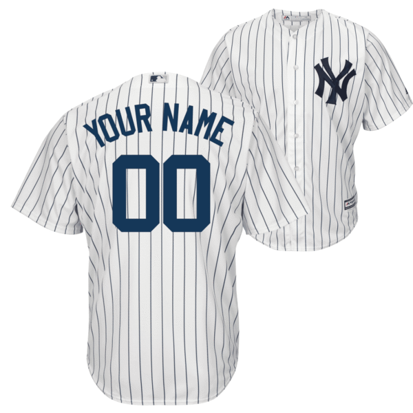 NY Yankees Replica Personalized Home Jersey - Image 4