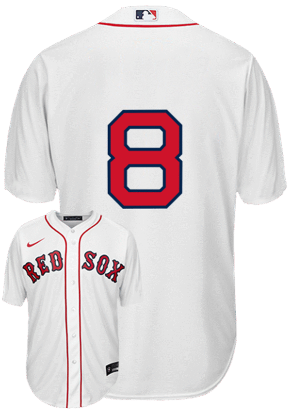 Carl Yastrzemski No Name Jersey - Boston Red Sox Replica Number Only Adult Home Jersey