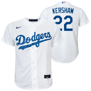 Clayton Kershaw LA Dodgers Replica Adult Home Jersey